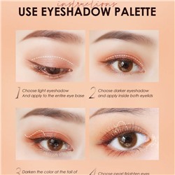 Тени для век O.TWO.O Color And Texture Of Eye Makeup 12 цветов № 2 18 g