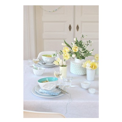 Чаша Tasty, 500 мл, белая/хаки