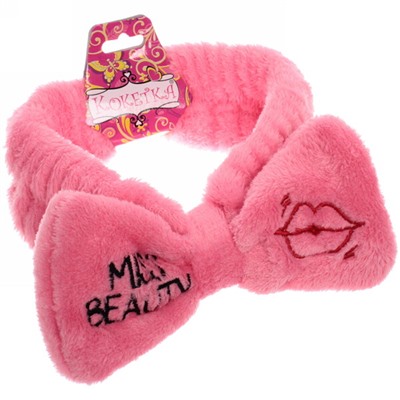Повязка на голову "Кокетка - Miss Beauty", микс 4 цвета, 6,5*16см