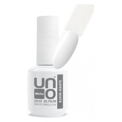 Гель лак Uno Super White - Супер Белый 15 ml