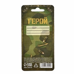 Ручка прикол, гелевая, синяя паста «Танк: Настоящий герой» на подложке