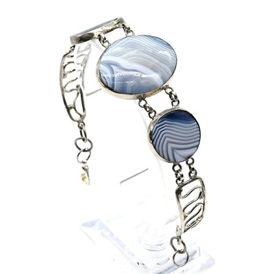 Браслет агат тиманский 21см.