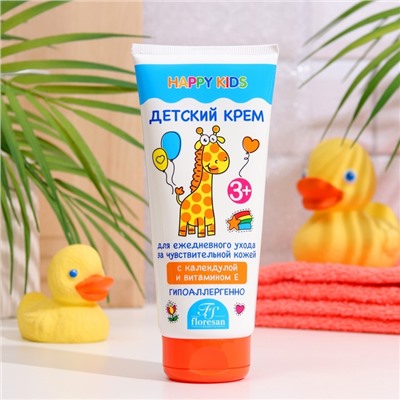 Крем детский, гипоаллергенный Floresan «с Экстрактом календулы и витамином Е » 200 мл