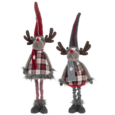 GAEM Игрушка набивная "Олень" (телескоп ноги), L30 W18 H88/33 см, 2в.