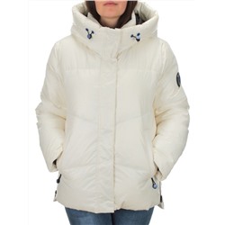 21069 WHITE Куртка зимняя женская Flance Rose (200 гр. холлофайбер)