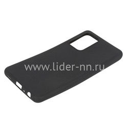 Задняя панель для Samsung Galaxy  A52 Силикон матовый (черная)