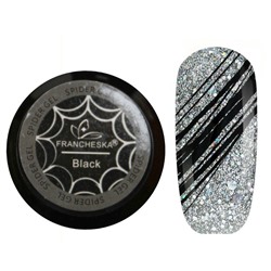 Гель-паутинка Francheska Spider Gel Black 5 ml