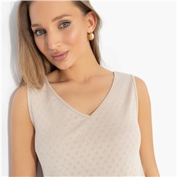 Топ из хлопка, Нежное совершенство (nude)