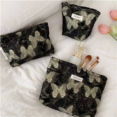 Brand capacious cosmetic bag to go out, organizer bag, small clutch bag, high-quality style