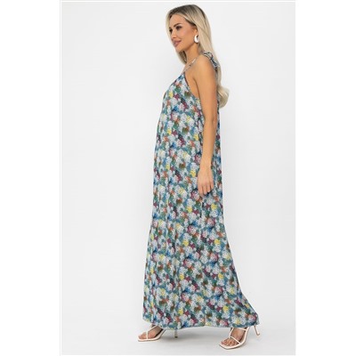 Платье Алиготе (серо-зеленое) П13760-12М