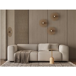 Светильник настенный Vinger, Ø37,5х19 см, бежевый