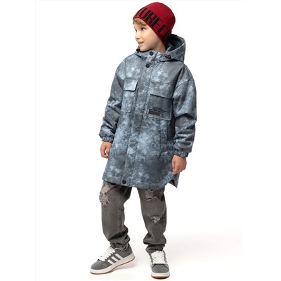 Куртка утеплённая для мальчика NIKASTYLE 4м6525 Деним Nikastyle