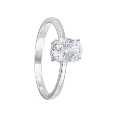 Кольцо 'Кейд' с фианитом ТШКН.742Ф0