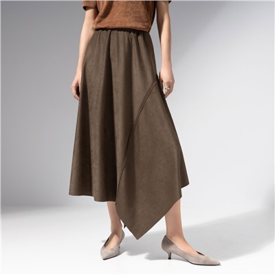 Юбка из мягкой экозамши, Грация рассвета