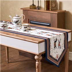 ДОРОЖКА НА СТОЛ "PASSAGE", 45Х300СМ, БЕЛЫЙ, 100% ХЛОПОК,ТВИЛ