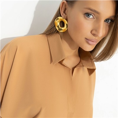 Блуза на кулиске, Твой личный тренд (бежевая)