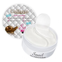 Патчи для глаз SNAIL COLLAGEN EYE MASK 60 шт