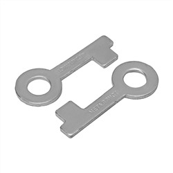 Замок навесной-контрольный, цинк, (Металлист)