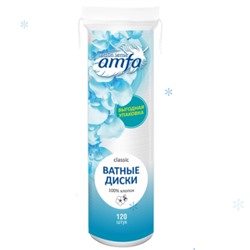 Ватные диски* 120шт AMFA