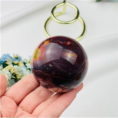 Радуга Самоцветов Шар из Яшмы Мукаит