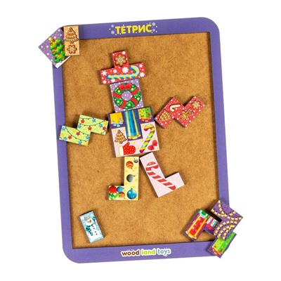Тетрис WoodLand Toys «Новогоднее волшебство»