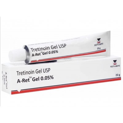 ДО 10.2025 г Ретин-А Третинион Гель 0.05% (Retino-A Tretinion  U.S.P.) Индия, 20 гр