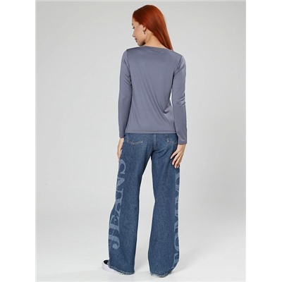 Женский лонгслив Энкар / серый