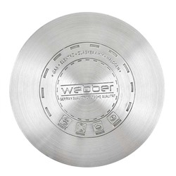Кастрюля 2,6 л, 18 см, из нержавеющей стали со стеклянной крышкой WEBBER BE-156/2