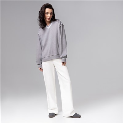 Свитшот со швами наружу, Успех в руках (серый)