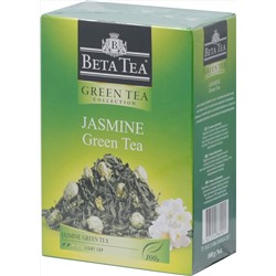 BETA TEA. Jasmine green tea 100 гр. карт.пачка
