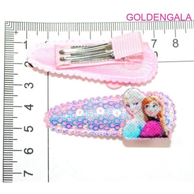 Зажим "Уточка с пайетками" 2 шт УТ5 181983