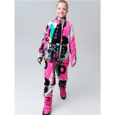 Комплект для девочки: куртка и брюки флисовые