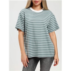 Женская футболка Брина-2 Ф-134 / серо-зелёный