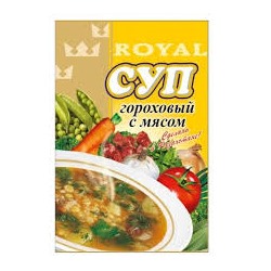 Суп Royal Food Гороховый с мясом 65гр (80шт)