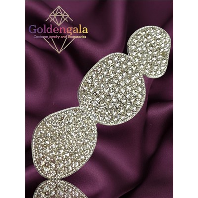 Заколка автомат для волос со стразами «Блеск элегантности» ЭЛЗ15/03