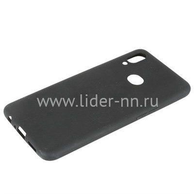 Задняя панель для Samsung Galaxy  A10S Силикон матовый (черная)