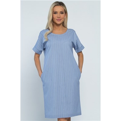 Платье Покоряя сердца (джинс) П13460-1М