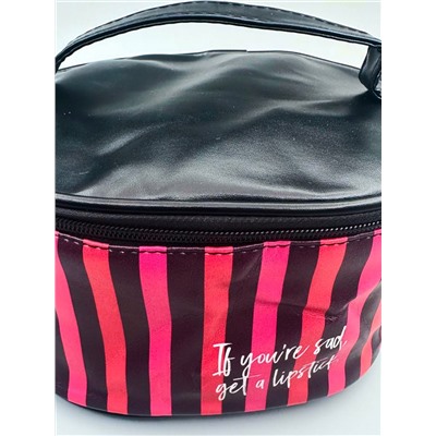 Sunflower Косметичка-чемоданчик 2112 ZP, черно-розовый