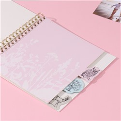 Фотоальбом на спирали 20 листов «Контур. Природа», объёмный элемент и 4 вкладки, 24×24 см