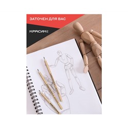Набор карандашей ч/г Красин "Конструктор" 6шт., 2Т (2Н), Т (Н), ТМ (НВ)-2, М (В), 2М (2В) шестигран., заточен., ПП пакет, европодвес