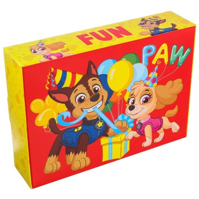 Коробка складная "Happy", 21х15х5 см, PAW PATROL