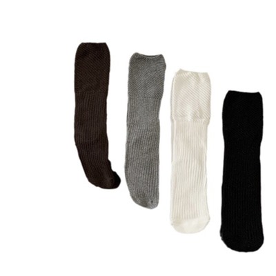 Japanese breathable demi-season knitted colored socks