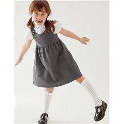 School Girls' Cotton Pinafore (2-12 Yrs)