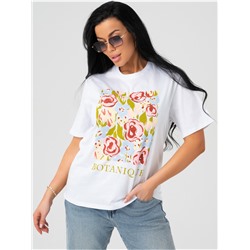 Футболка "Ботаника" белый