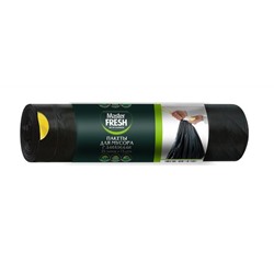Пакеты д/мусора Master FRESH с завязками 35л 15шт черные