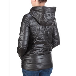 D001 BLACK Куртка демисезонная женская AIKESDFRS (100 % полиэстер)