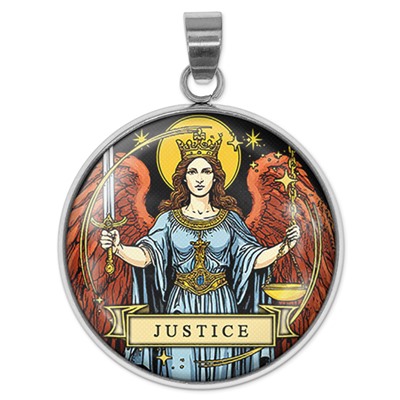 ALEN-054 Кулон-амулет Tarot - Justice