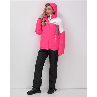 Горнолыжный костюм женский зимний УЦЕНКА розового цвета 02810R