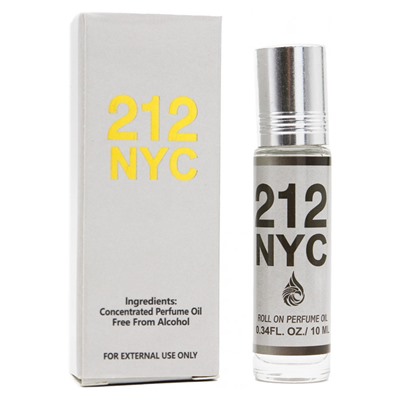 Масляные духи Carolina Herrera 212 For Women roll on parfum oil 10 ml