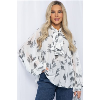 Блуза История любви (белая) Б13265-7М